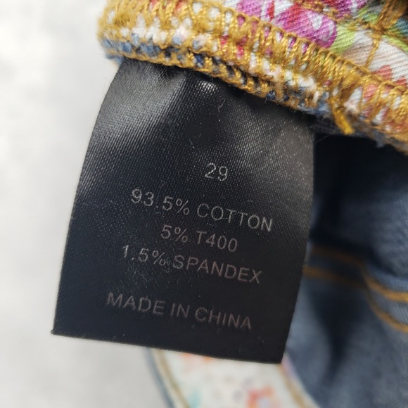 Johnny Was The Skinny Jeans‎ Mid Rise Stretch Dark Denim Women's 29 (32) Stretch - Picture 6 of 14